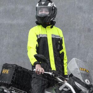 Áo Mưa Bộ Motowolf MDL 0402 Vàng Neon - Ảnh 5