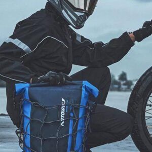 Balo Motowolf Chống Nước MDL 0714 Đen Xanh Có Lưới - Ảnh 5