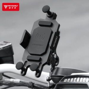 Giá Đỡ Điện Thoại Chống Rung Motowolf MDL 2825 Ghi Đông Bạc - Ảnh 3