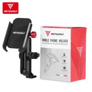 Giá Đỡ Điện Thoại Chống Trượt Motowolf MDL 2821 Chân Kính Đỏ - Ảnh 6