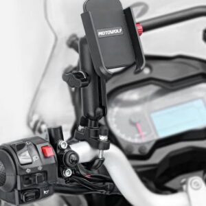 Giá Đỡ Điện Thoại Chống Trượt Motowolf MDL 2821 Chân Kính Đỏ - Ảnh 3