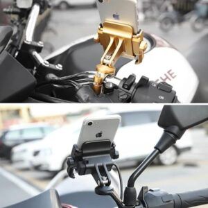 Giá Đỡ Điện Thoại Motowolf MDL 2805 Chân Kính Đen Sạc - Ảnh 6