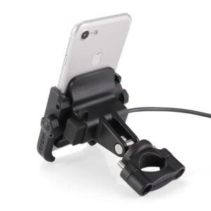 Giá Đỡ Điện Thoại Motowolf MDL 2805 Ghi Đông Đen Sạc - Ảnh 5