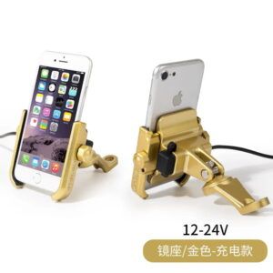 Giá Đỡ Điện Thoại Motowolf MDL 2805 Chân Kính Vàng Sạc - Ảnh 1