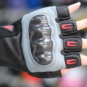 Găng Tay Ngắn Ngón Motowolf MDL 0331 Đen Xám - Ảnh 4