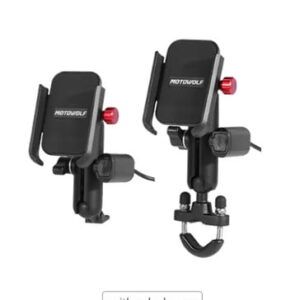 Giá Đỡ Điện Thoại Chống Trượt Motowolf MDL 2821 Chân Kính Đỏ Sạc - Ảnh 5
