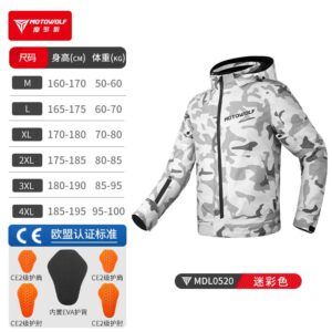 Áo Giáp Chống Nước Motowolf MDL 0520 Camo - Ảnh 16