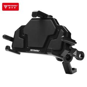 Giá Đỡ Điện Thoại Chống Trượt Motowolf MDL 2826 Chân Kính Đen - Ảnh 1