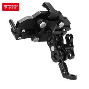 Giá Đỡ Điện Thoại Chống Trượt Motowolf MDL 2826 Chân Kính Đen - Ảnh 2