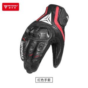 Găng Tay Da Thoáng Khí Motowolf MDL 0305 Dài Ngón - Ảnh 9