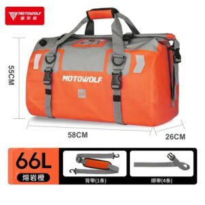 Túi Motowolf MDL 0717 66 Lít Xám Cam - Ảnh 1