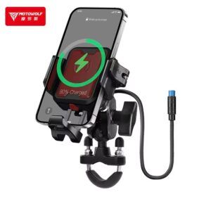 Giá Đỡ Điện Thoại Motowolf MH1B Có Sạc - Ảnh 9