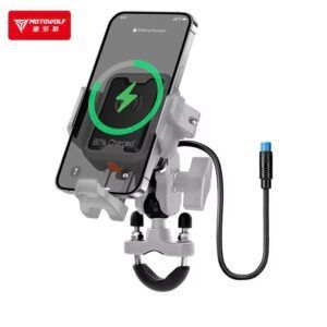Giá Đỡ Điện Thoại Motowolf MH1B Có Sạc - Ảnh 7