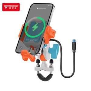 Giá Đỡ Điện Thoại Motowolf MH1B Có Sạc - Ảnh 6