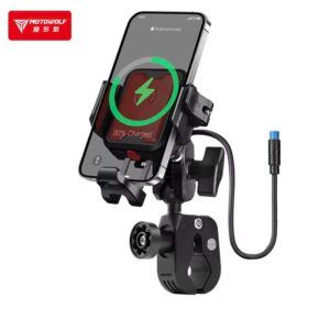 Giá Đỡ Điện Thoại Motowolf MH1B Có Sạc Kẹp Ghi Đông - Ảnh 4