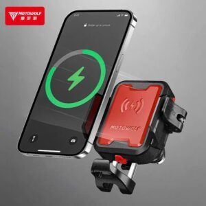 Giá Đỡ Điện Thoại Motowolf MH1B Có Sạc Kẹp Ghi Đông - Ảnh 6