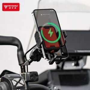 Giá Đỡ Điện Thoại Motowolf MH1B Có Sạc - Ảnh 11