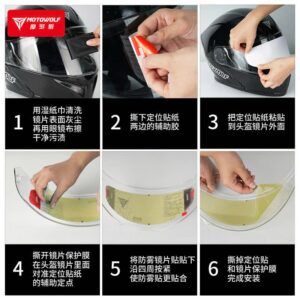 Pinlock Chống Đọng Sương Motowolf P1 - Ảnh 7