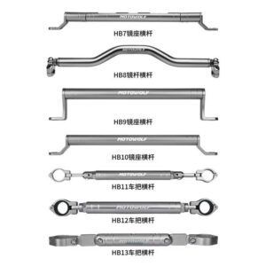 Thanh Ngang Gắn Chân Kính Chiếu Hậu Motowolf HB8 - Ảnh 4