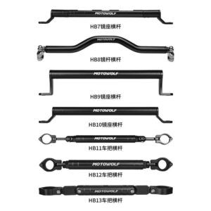 Thanh Ngang Gắn Chân Kính Chiếu Hậu Motowolf HB8 - Ảnh 3