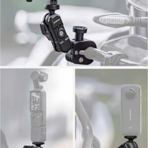 Giá Đỡ Camera Xe Máy Motowolf MDL3532B Ghi Đông - Ảnh 3