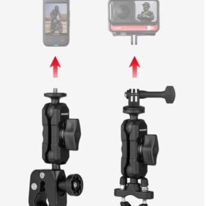 Giá Đỡ Camera Xe Máy Motowolf MDL3532B Ghi Đông - Ảnh 4