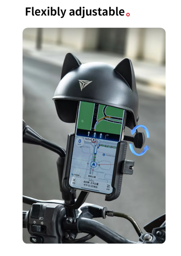Motowolf MS2 lắp trên giá đỡ điện thoại xe máy linh hoạt