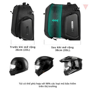 Túi Yên Sau Xe Máy Motowolf MB17 - Ảnh 8